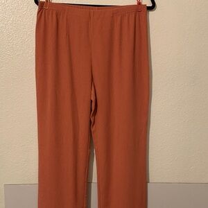 Chico's Terracotta Straight Leg Pants
